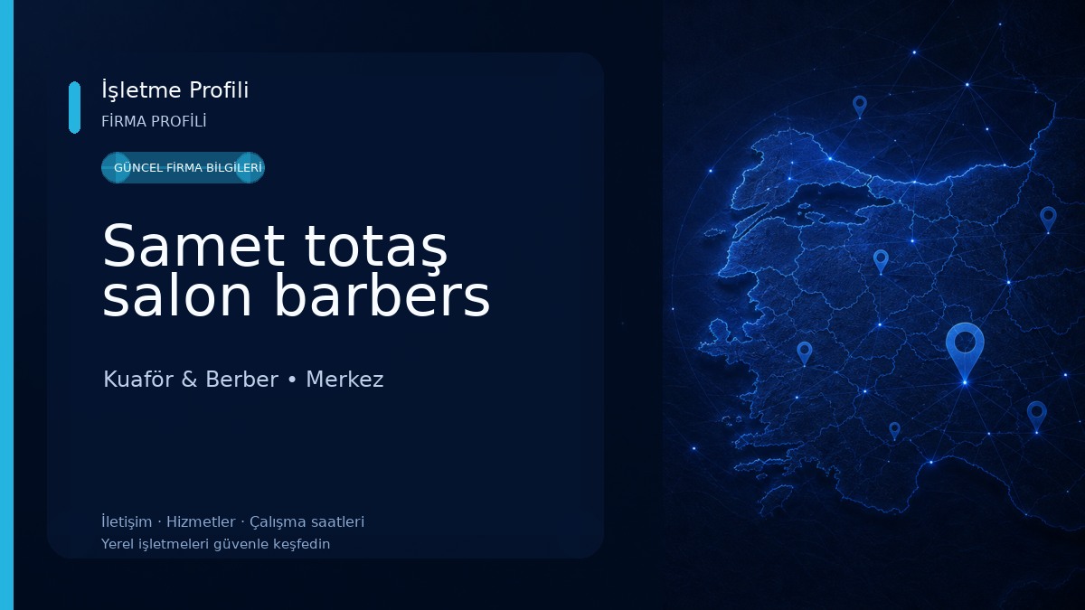 Samet totaş salon barbers