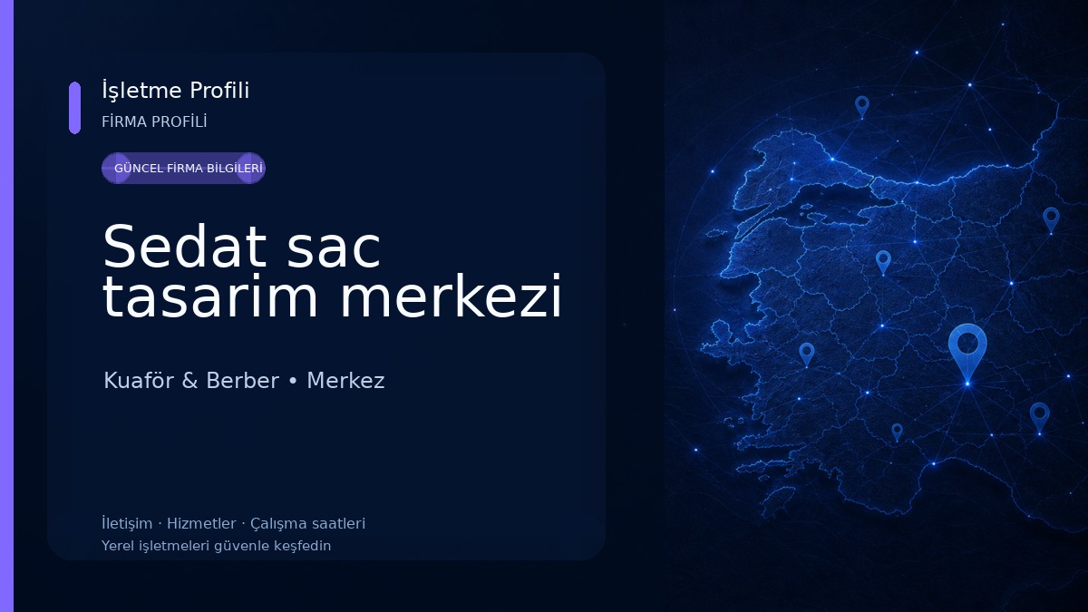 Sedat sac tasarim merkezi 