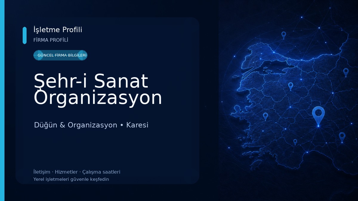 Şehr-i Sanat Organizasyon Düğün & Organizasyon