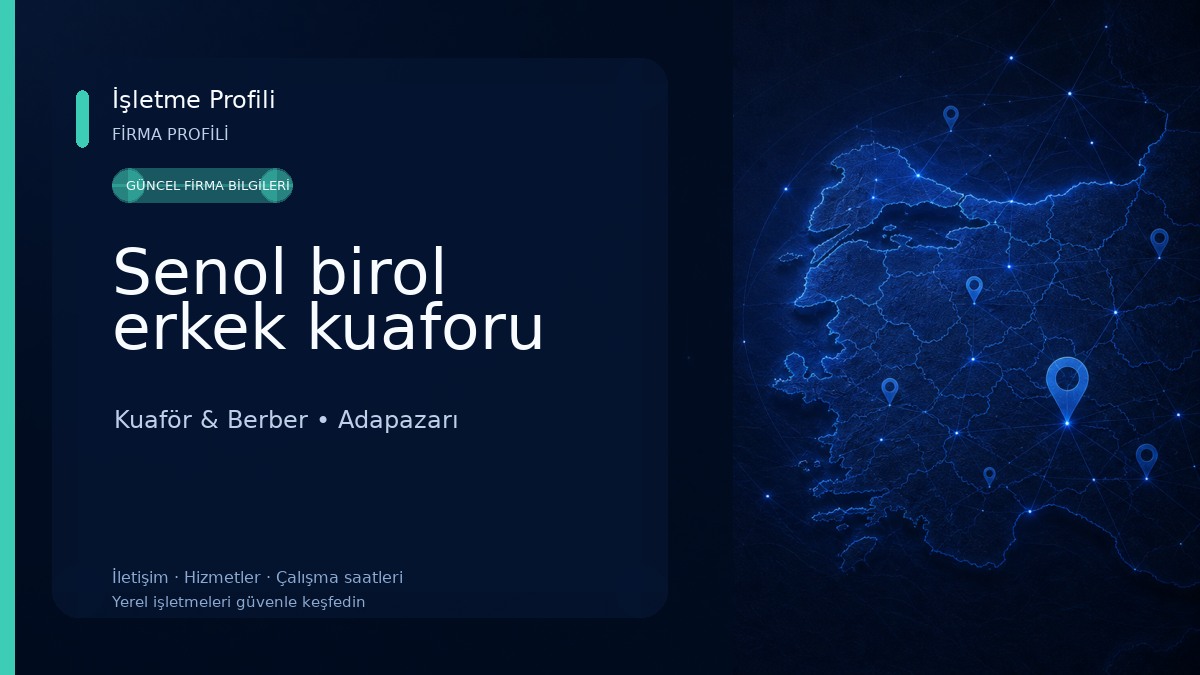 Senol birol erkek kuaforu
