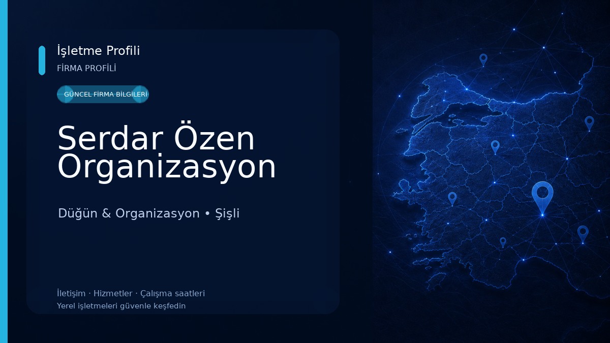 Serdar Özen Organizasyon