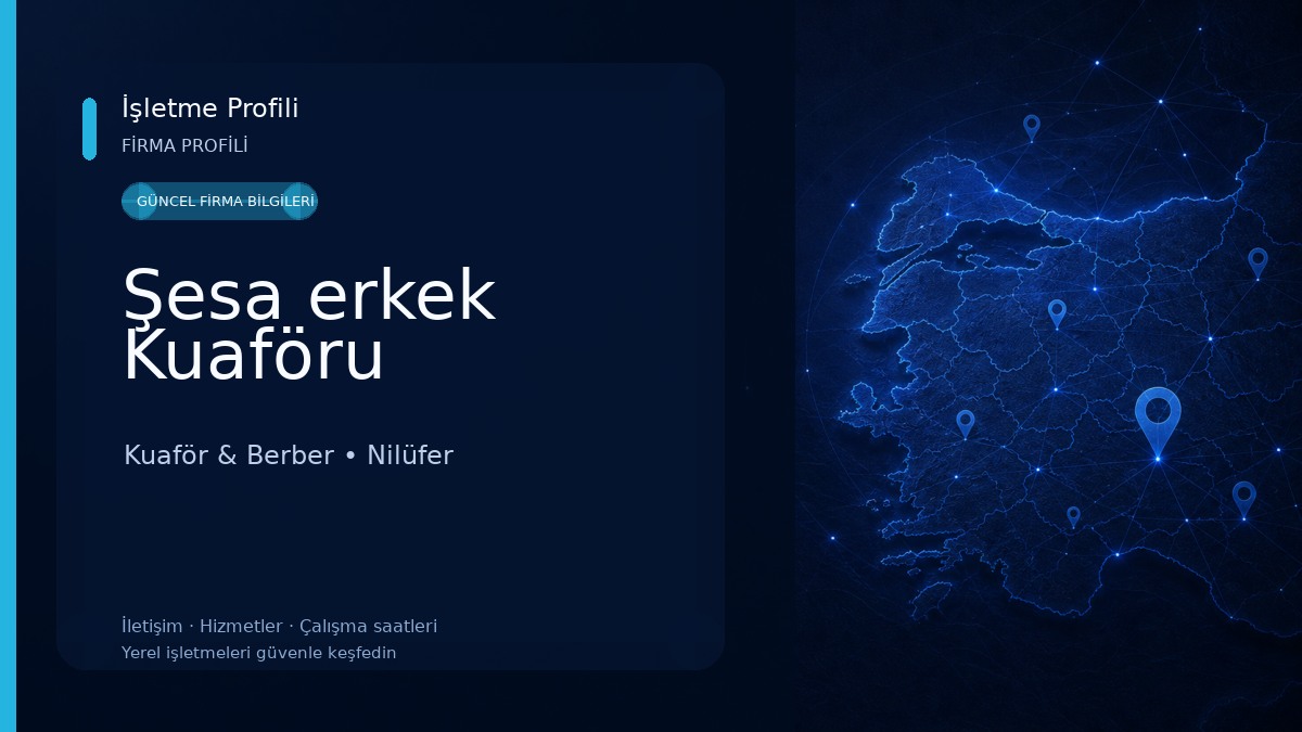 Şesa erkek Kuaföru