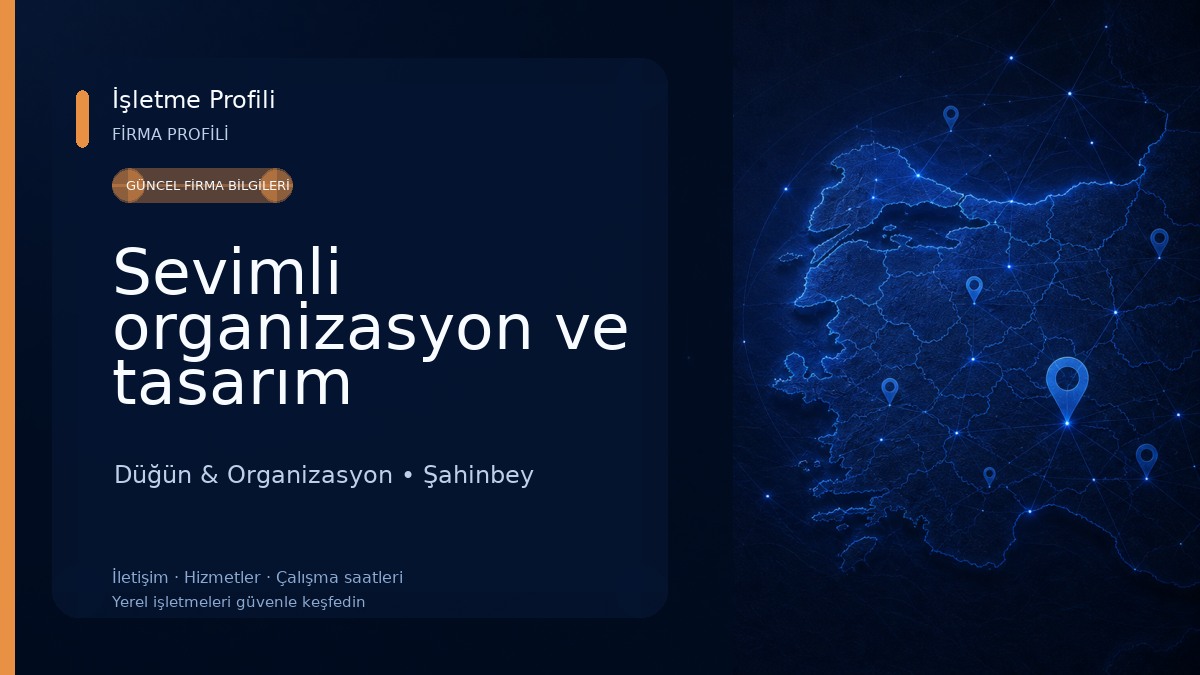 Sevimli organizasyon ve tasarım 