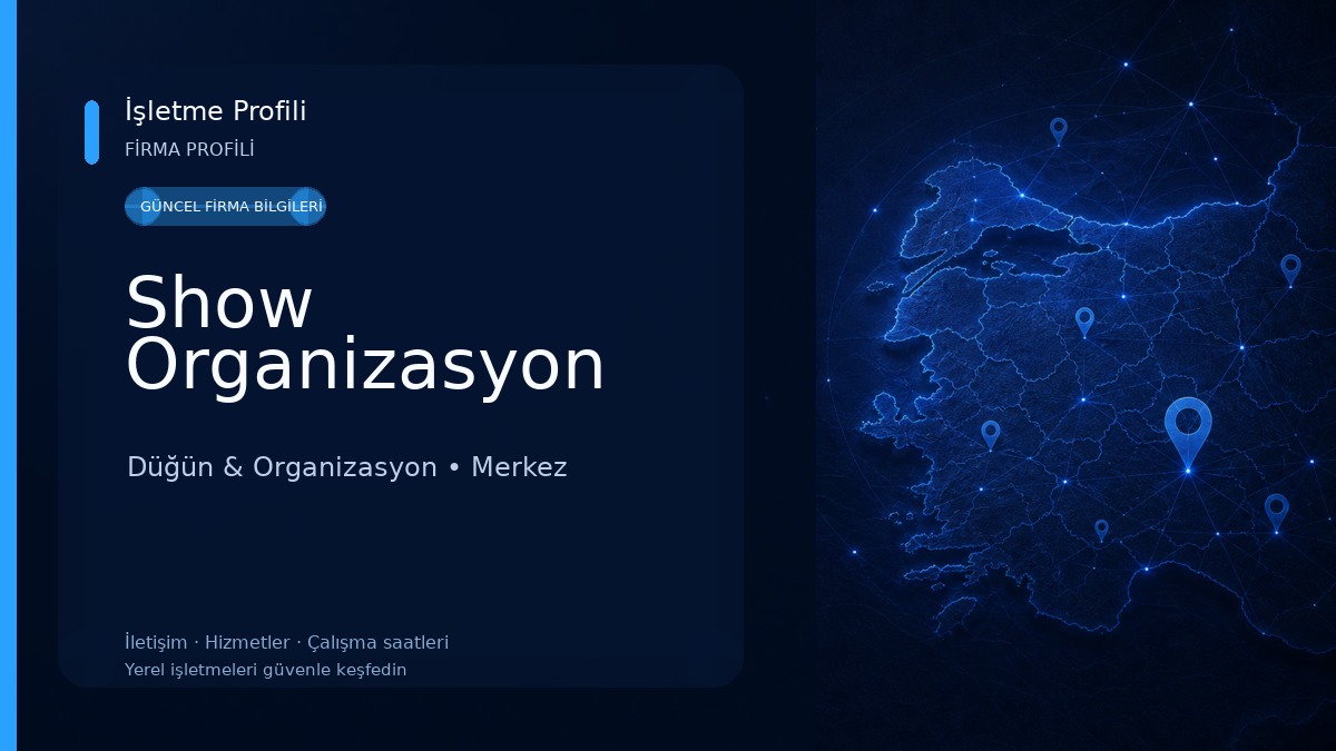 Show Organizasyon Düğün & Organizasyon