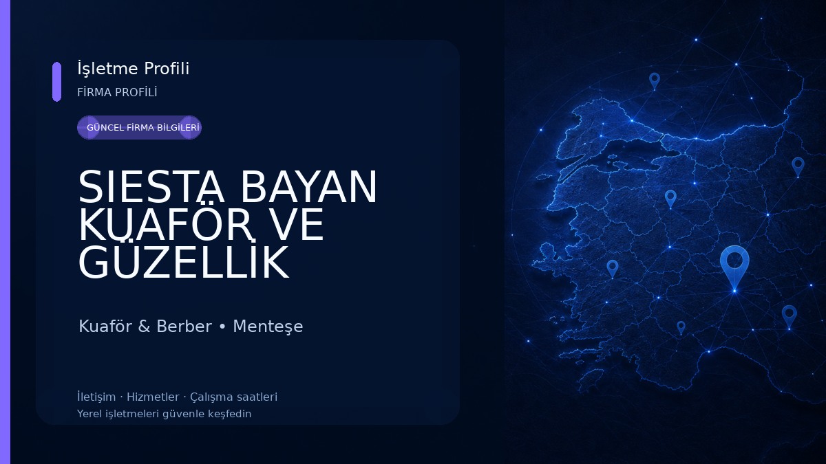 SIESTA BAYAN KUAFÖR VE GÜZELLİK SALONU Kuaför & Berber