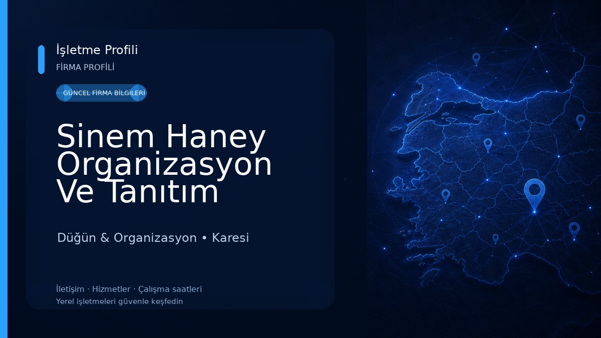 Sinem Haney Organizasyon Ve Tanıtım Hizmetleri Düğün & Organizasyon