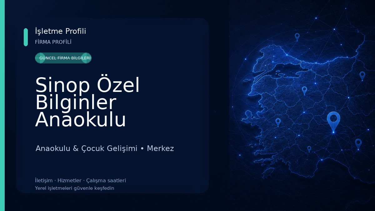 Sinop Özel Bilginler Anaokulu Anaokulu & Çocuk Gelişimi