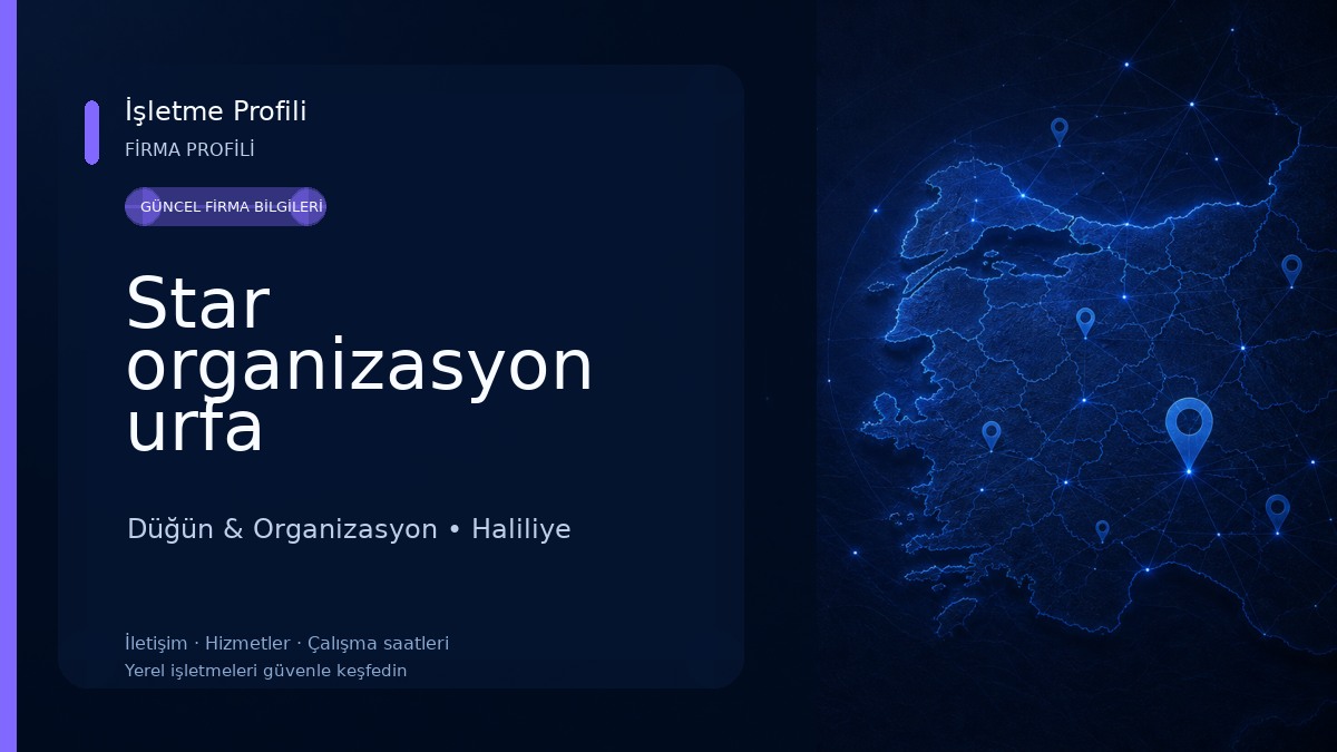 Star organizasyon urfa Düğün & Organizasyon
