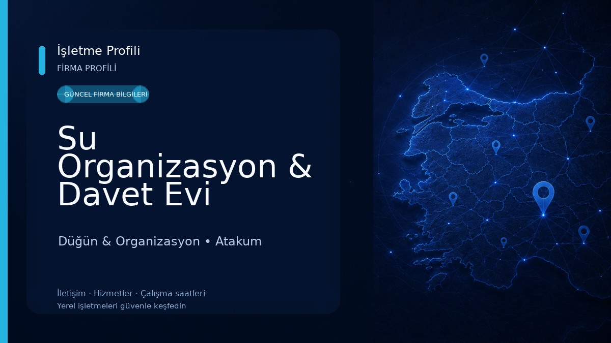 Su Organizasyon & Davet Evi Düğün & Organizasyon