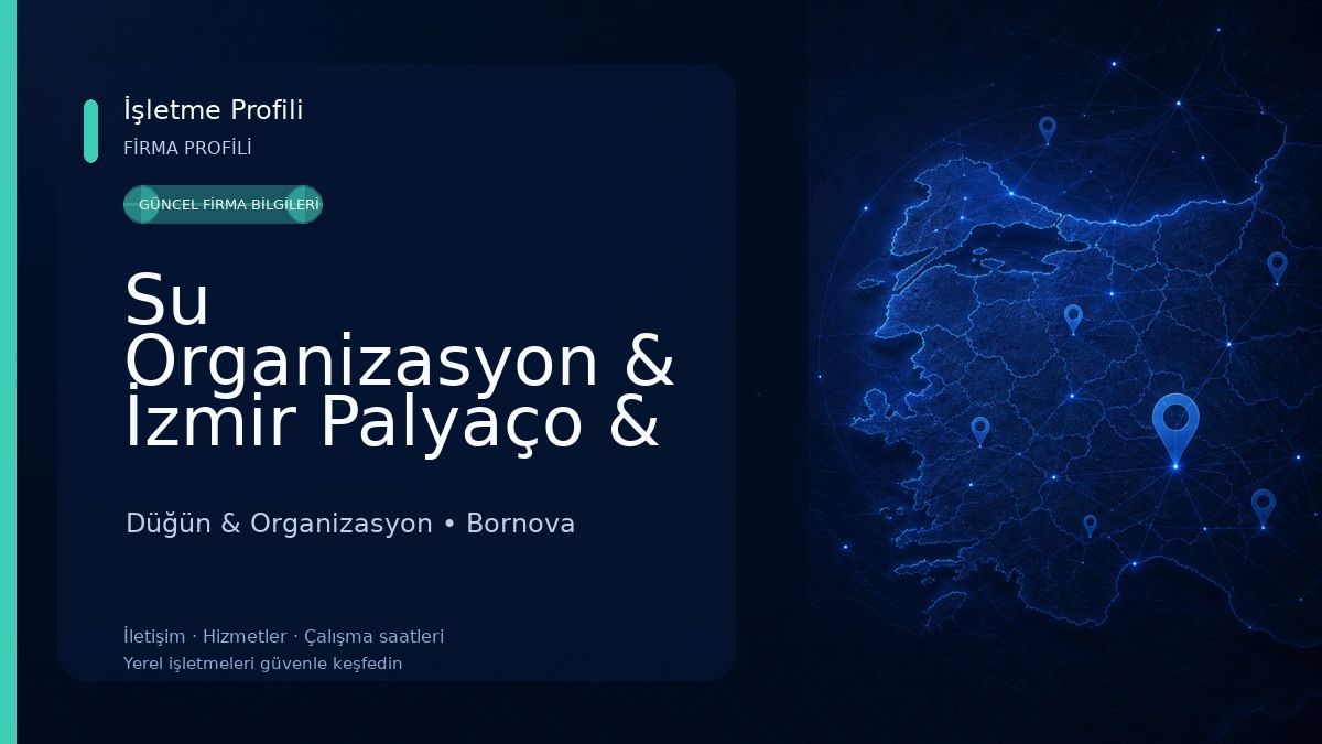 Su Organizasyon & İzmir Palyaço & İzmir Oyun Ablası
