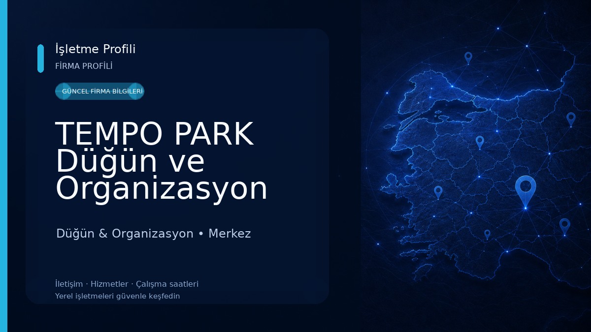 TEMPO PARK Düğün ve Organizasyon Salonları
