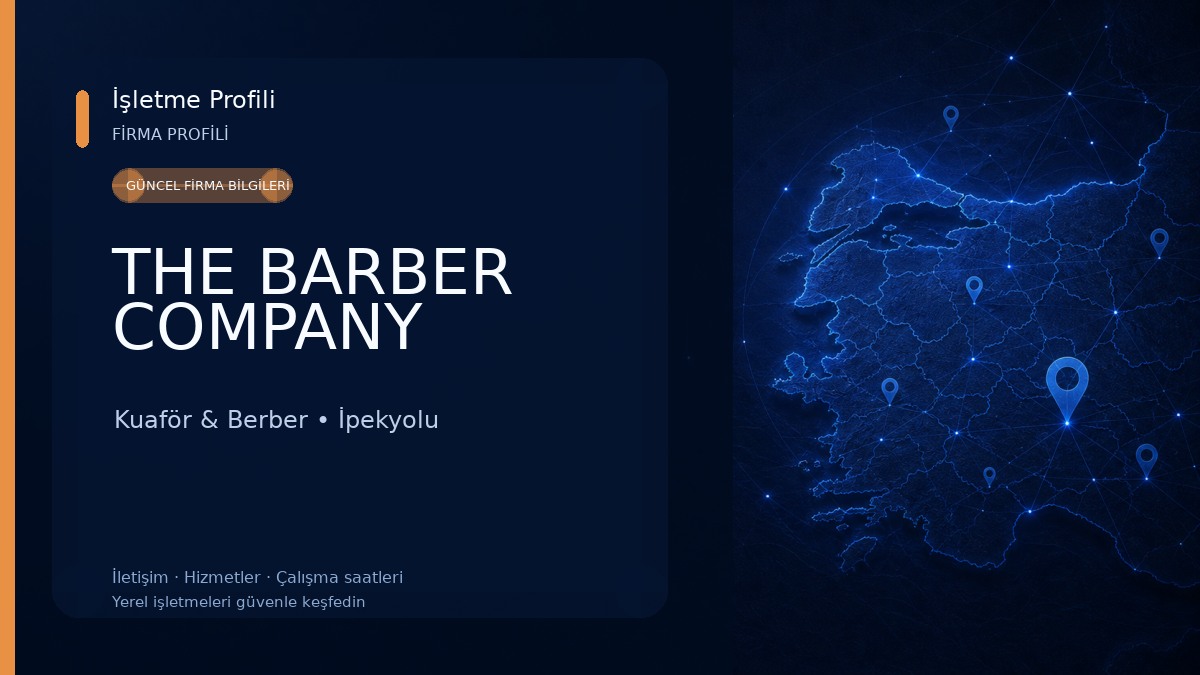 THE BARBER COMPANY Kuaför & Berber