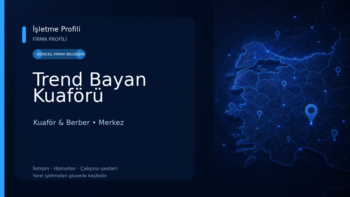 Trend Bayan Kuaförü