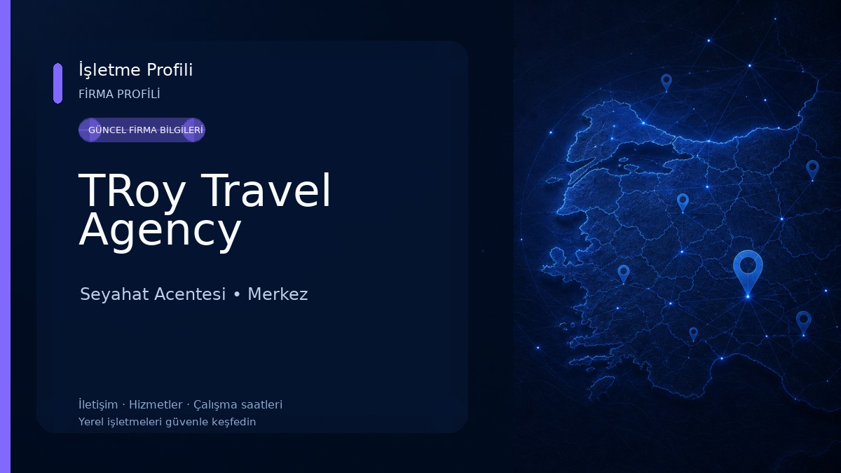 TRoy Travel Agency Seyahat Acentesi