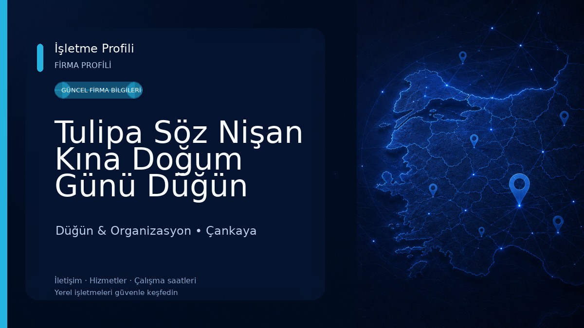 Tulipa Söz Nişan Kına Doğum Günü Düğün Organizasyon