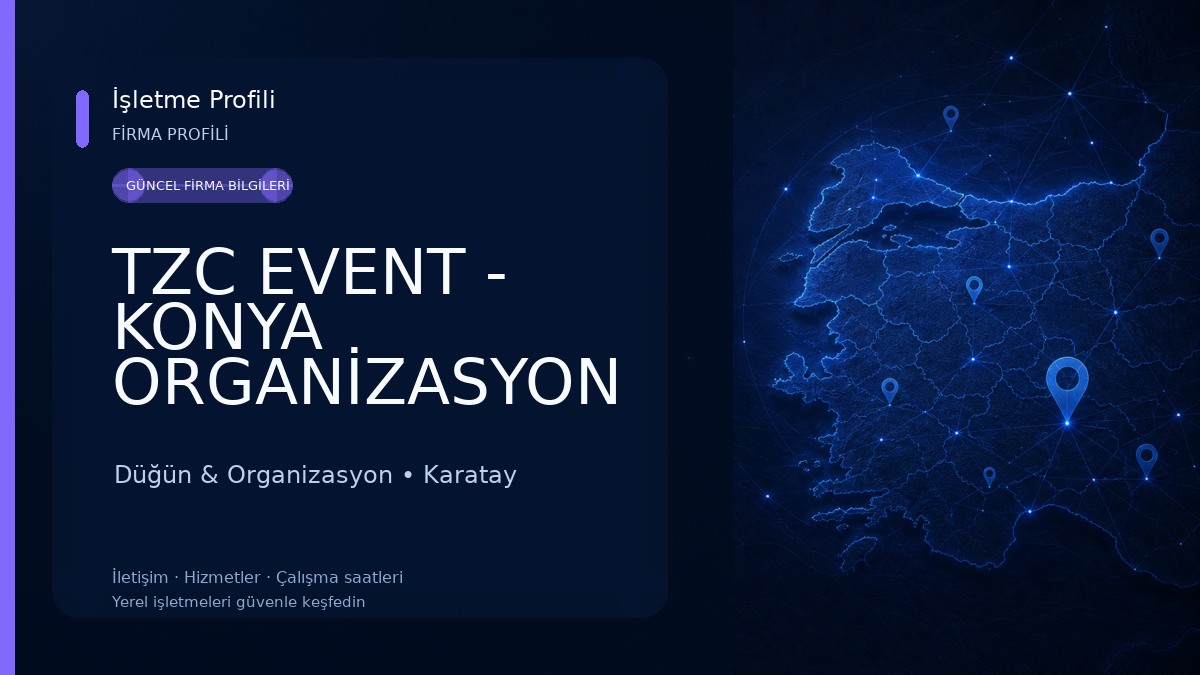 TZC EVENT - KONYA ORGANİZASYON ETKİNLİK DÜĞÜN NİŞAN DOĞUM GÜNÜ TOPLANTI LED EKRAN KURUMSAL ORGANİZASYON 
