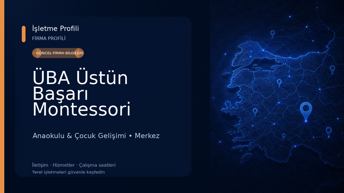 ÜBA Üstün Başarı Montessori Anaokulu Anaokulu & Çocuk Gelişimi
