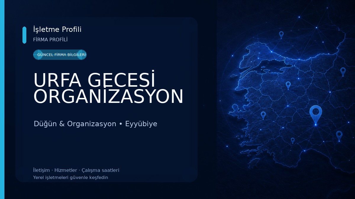 URFA GECESİ ORGANİZASYON Düğün & Organizasyon
