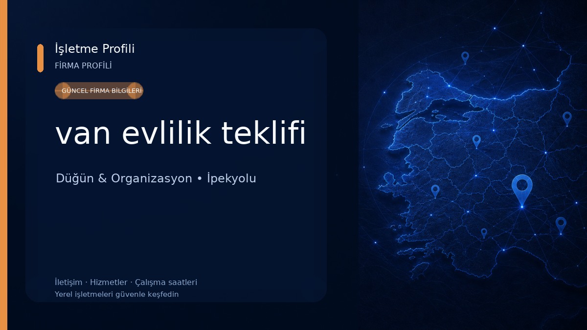 van evlilik teklifi