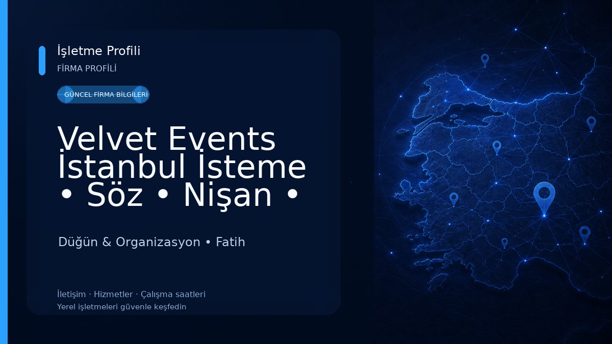 Velvet Events İstanbul İsteme • Söz • Nişan • Nikah