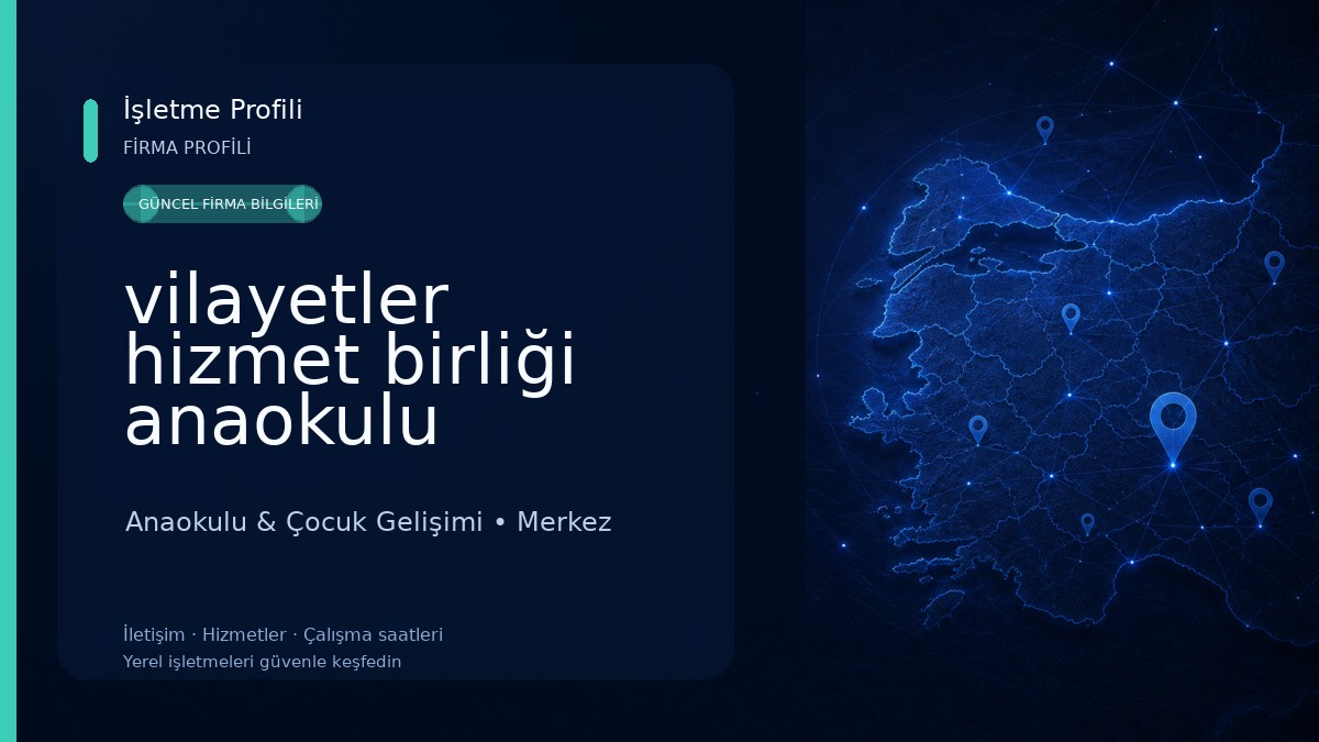 vilayetler hizmet birliği anaokulu Anaokulu & Çocuk Gelişimi