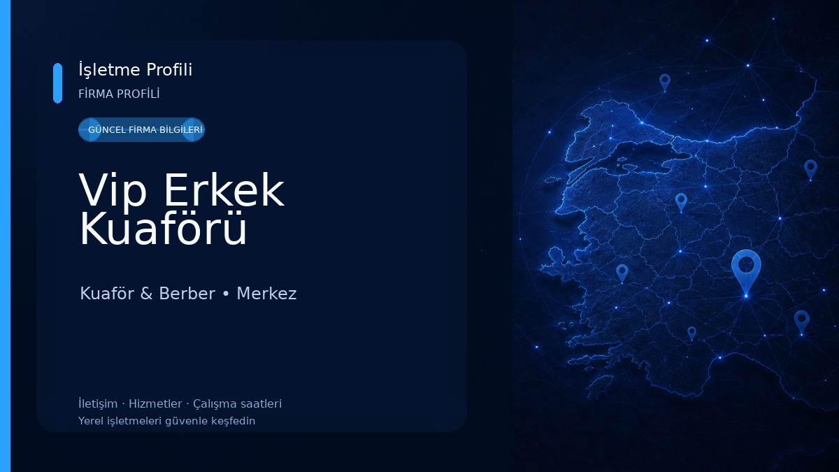 Vip Erkek Kuaförü