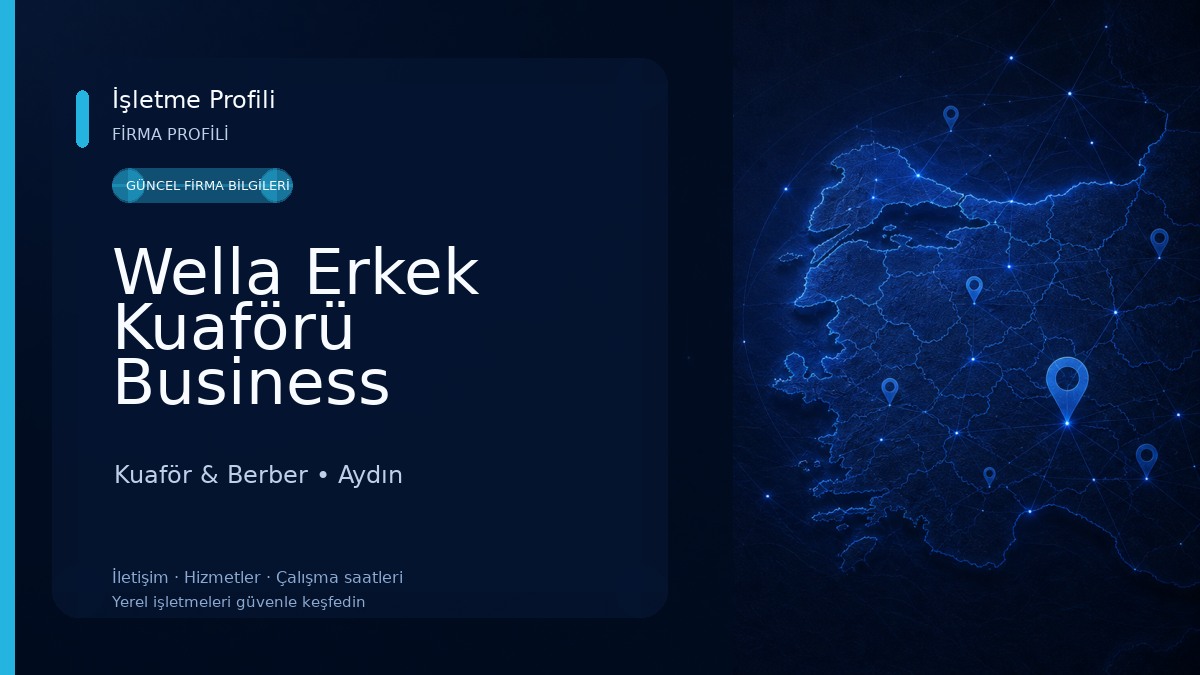 Wella Erkek Kuaförü Business Specialist 