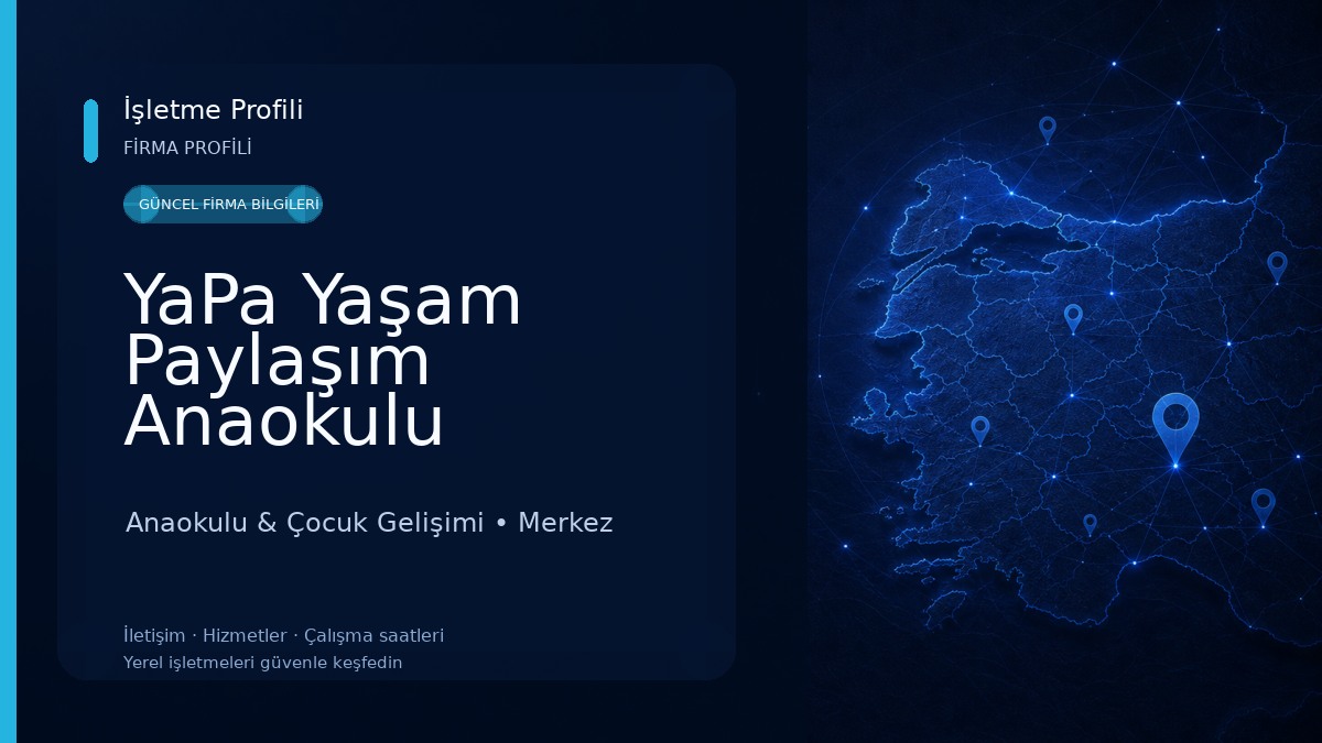 YaPa Yaşam Paylaşım Anaokulu 