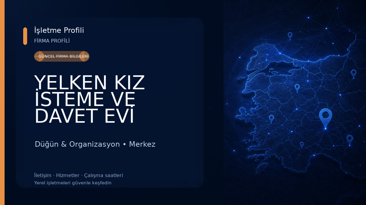 YELKEN KIZ İSTEME VE DAVET EVİ Düğün & Organizasyon
