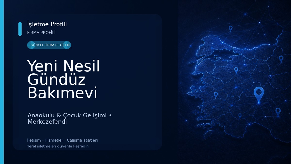 Yeni Nesil Gündüz Bakımevi Ertuğrul Gazi Şb. Anaokulu & Çocuk Gelişimi