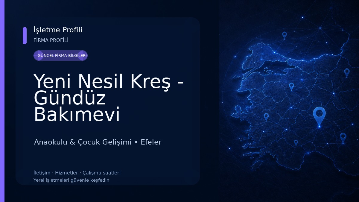 Yeni Nesil Kreş - Gündüz Bakımevi 