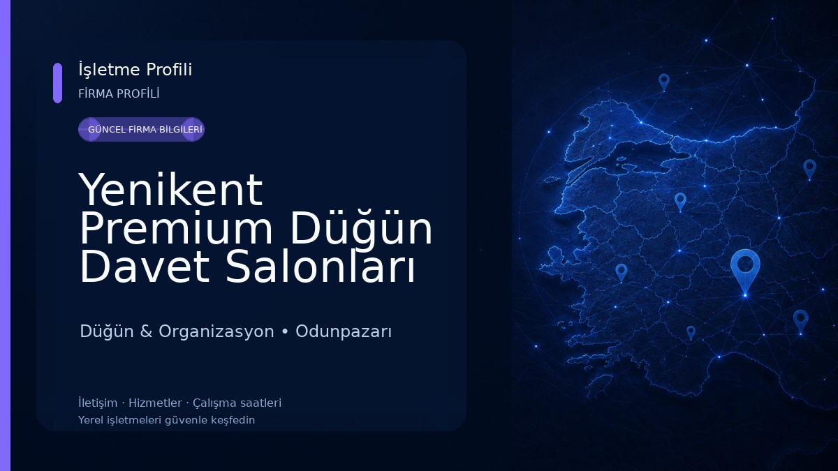 Yenikent Premium Düğün Davet Salonları Düğün & Organizasyon