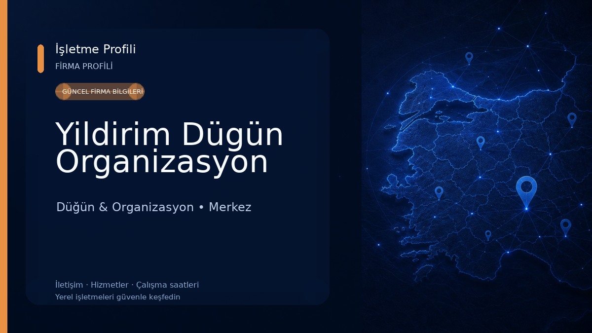Yildirim Dügün Organizasyon Düğün & Organizasyon
