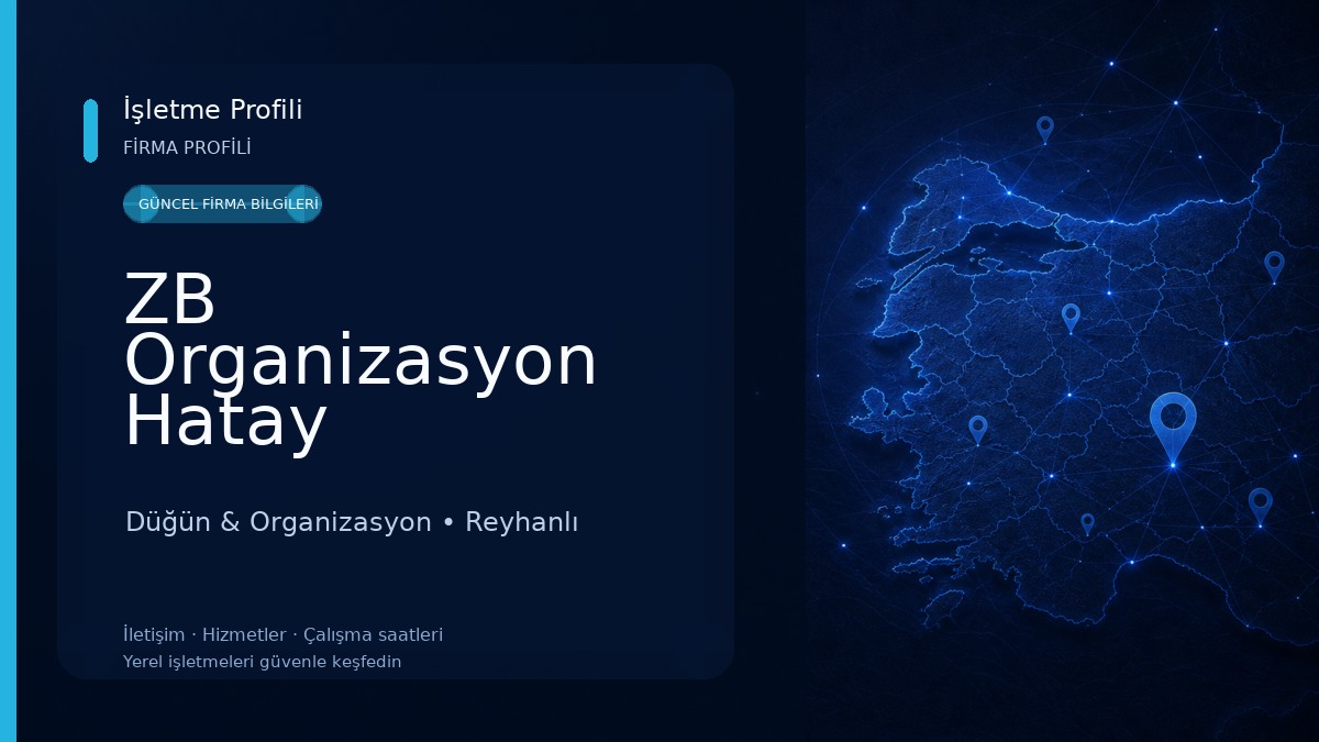 ZB Organizasyon Hatay Düğün & Organizasyon
