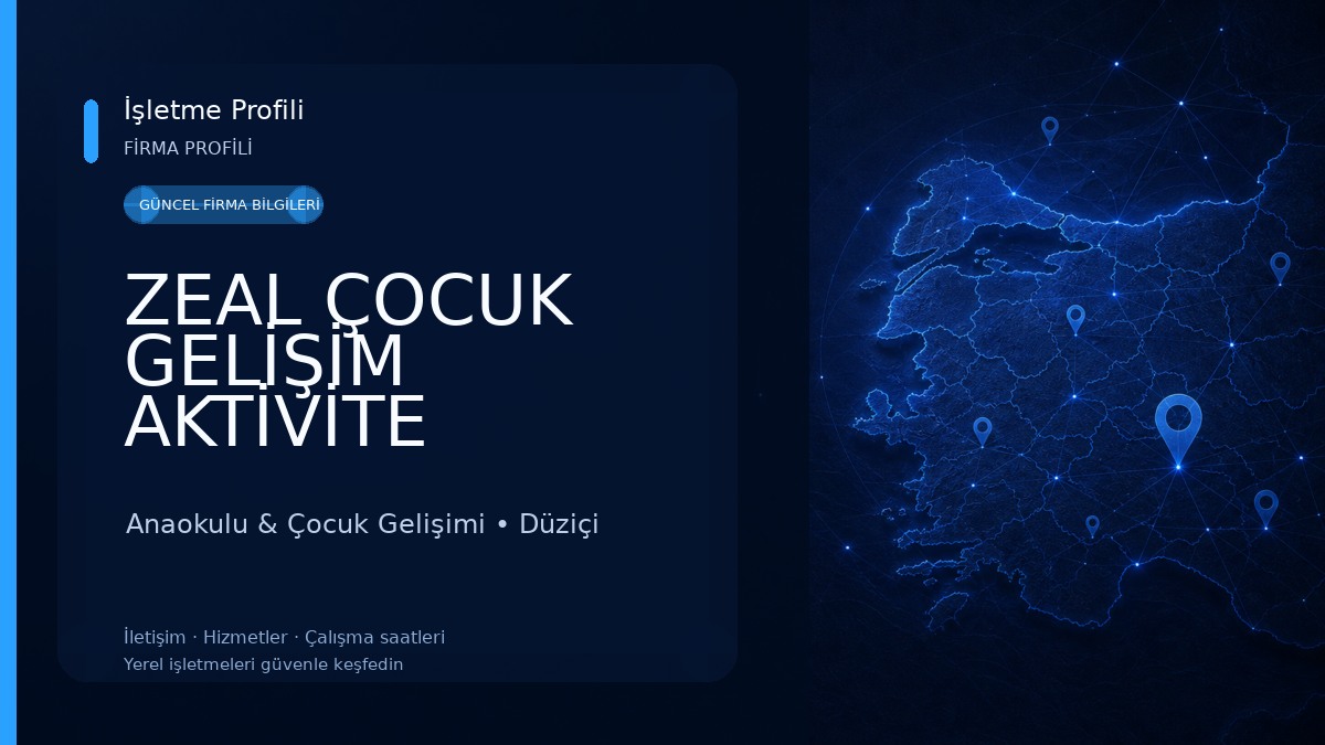 ZEAL ÇOCUK GELİŞİM AKTİVİTE MERKEZİ Anaokulu & Çocuk Gelişimi