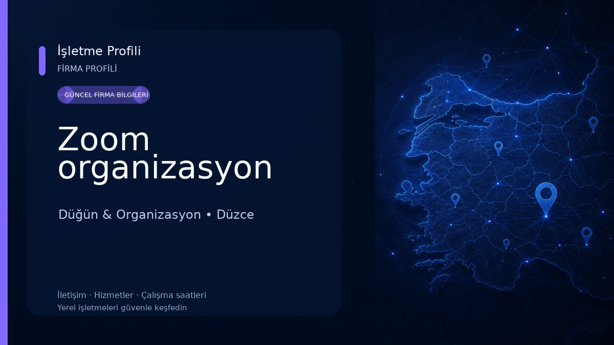Zoom organizasyon 